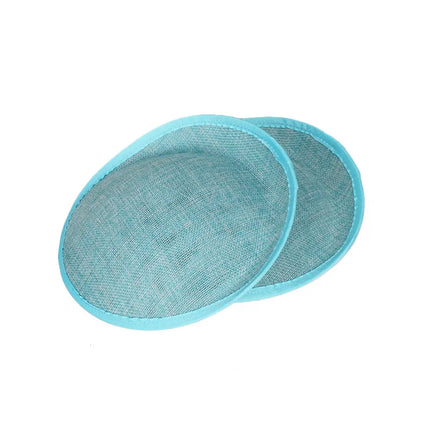 20cm Round Sinamay Fascinator Base DIY Millinery Headpiece Showgirl Hat Base