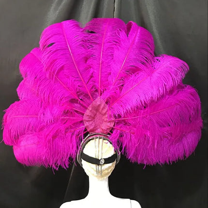 The Stardust Samba Enchantment – Exquisite Feathered Dance & Stage Headdress
