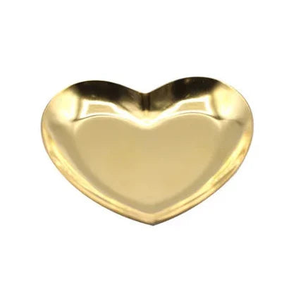 Heart-Shaped Metal Sorting Trays for Rhinestones and Beads