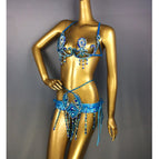 Turquoise / bra40B belt38inch