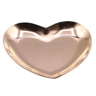 Heart-Shaped Metal Sorting Trays for Rhinestones and Beads