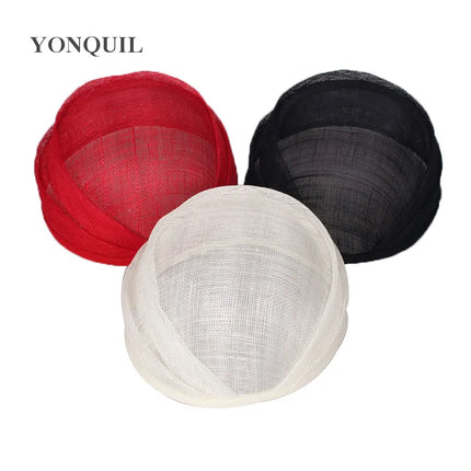 20cm Round Sinamay Fascinator Base 6-Pack DIY Millinery Derby Hat Headpiece Mold