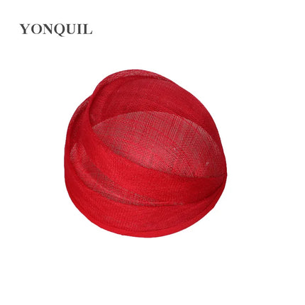 20cm Round Sinamay Fascinator Base 6-Pack DIY Millinery Derby Hat Headpiece Mold