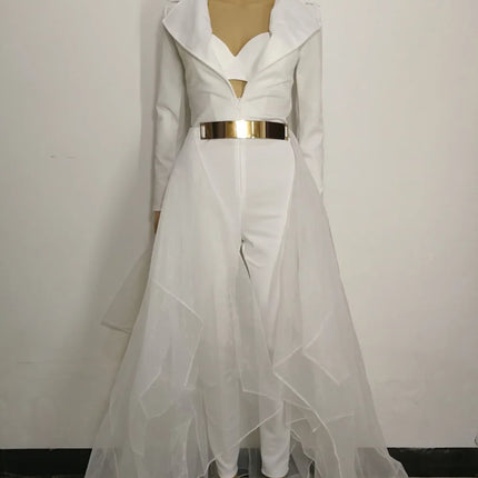 Nightclub Prom Costume Female Singer Dancer Jumpsuit Bar Party Show Stage Outfit
