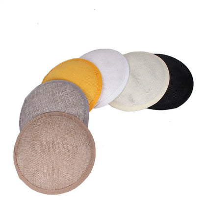13cm Round Sinamay Fascinator Base DIY Millinery Headpiece Cocktail Hat Mold