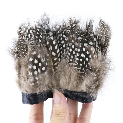 Natural Pearl Feather Fringe Trim 5-8cm