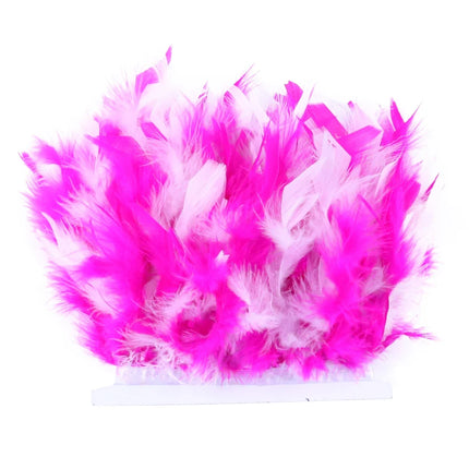 Fluffy Turkey Feathers Trim Ribbon Fringe
