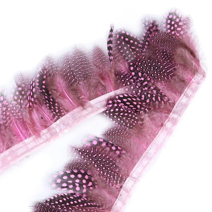 Natural Pearl Feather Fringe Trim 5-8cm
