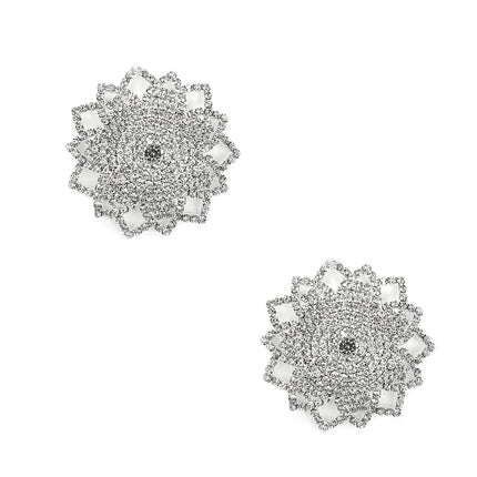 Sparkling Rhinestone Reusable Nipple Pasties Set