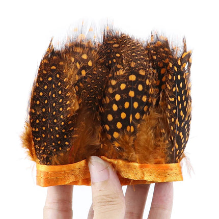 Natural Pearl Feather Fringe Trim 5-8cm