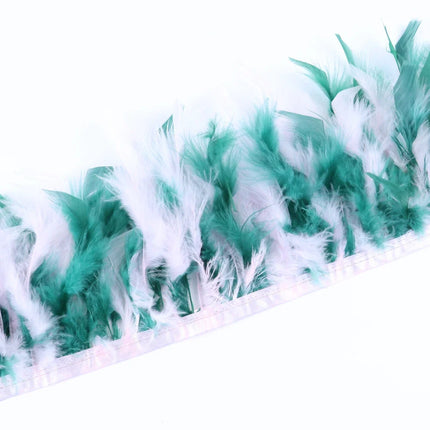 Fluffy Turkey Feathers Trim Ribbon Fringe