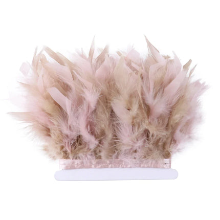 Fluffy Turkey Feathers Trim Ribbon Fringe