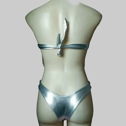 The Stardust Tassel Rhinestone Bikini Set – Luxury Stage & Showgirl Fringe Swimwear