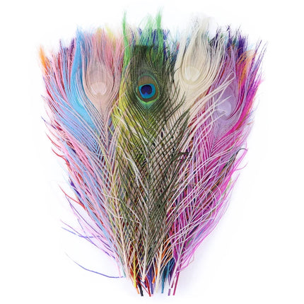 Premium Peacock Eye Feathers 10PC