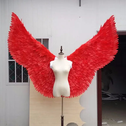 The Stardust Empress Royale – Deluxe Custom Feather Angel Wings Stage Performance Prop