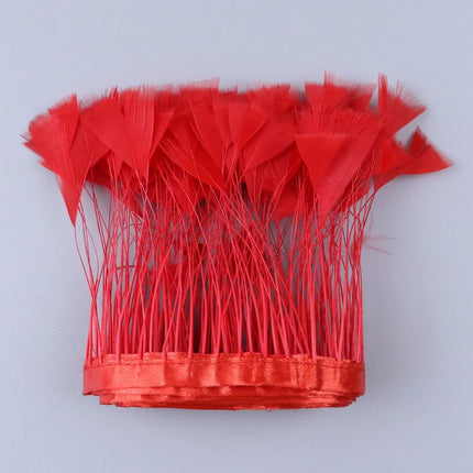 Turkey Feathers Trim Ribbon Fringe