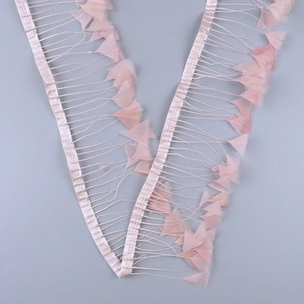 Turkey Feathers Trim Ribbon Fringe