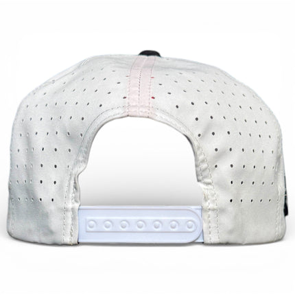 Pocket Aces Golf Hat | Snapback Cap | Built-in Magnetic Ball Marker Holder + Marker Included | Adjustable Gray & Black