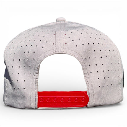 Golf Neon Arrow Sign Golf Hat | Snapback Cap | Built-in Magnetic Ball Marker Holder + Marker Included | Adjustable Light Gray