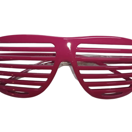 Shutter Shades Dark Pink Aviator Glasses