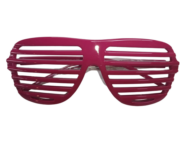 Shutter Shades Dark Pink Aviator Glasses
