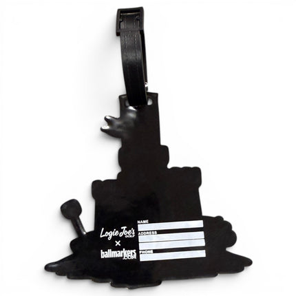Sand Castle Clip-On Tag | Multi-Use Bag Tag, Travel Tag, Golf Accessory