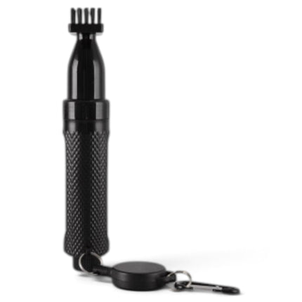Logie Joe's Club Scrub Brush | Refillable Golf Club Cleaner | Retractable Clip, Strong Bristles & Golf Bag Attachment