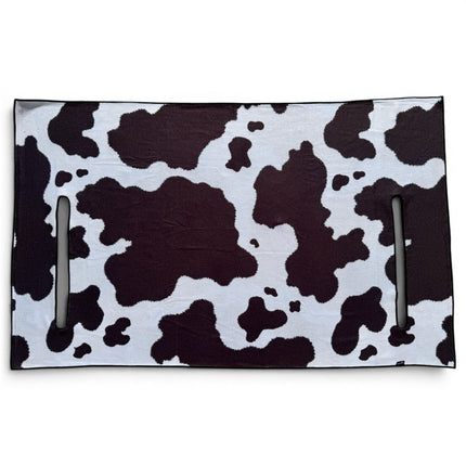 Cow Print Golf Cart Seat Cover | Premium Microfiber Golf Cart Seat Towel | Universal Fit | Machine Washable | Cow Print