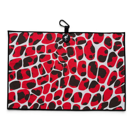Wild Card Golf Towel | 24” x 16” Microfiber Towel | Magnetic Clip & Carabiner | Premium Golf Accessory