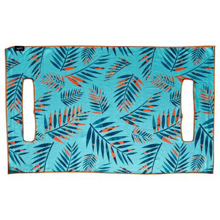 Fairway Palms Golf Cart Seat Cover | Premium Microfiber Golf Cart Seat Towel | Universal Fit | Machine Washable | Tropical Blue