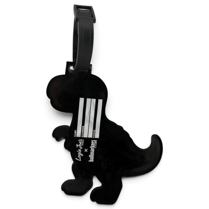 Dino Chicken Nugget Clip-On Tag | Multi-Use Bag Tag, Travel Tag, Golf Accessory