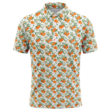Citrus Grove Golf Polo | Performance Stretch Golf Shirt | Moisture-Wicking Athletic Polo