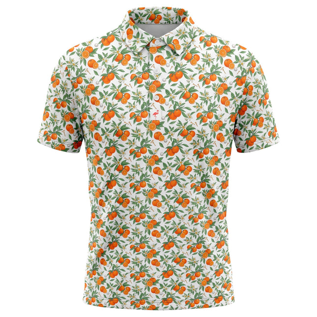 Citrus Grove Golf Polo | Performance Stretch Golf Shirt | Moisture-Wicking Athletic Polo
