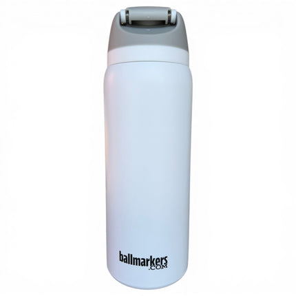 Pocket Aces Hydration Bottle | 32oz Insulated Stainless Steel | Flip Straw Lid w/ Handle