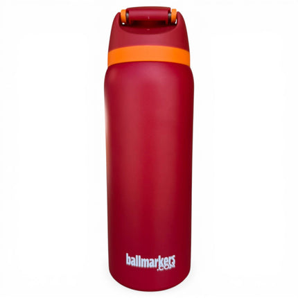 Parrot Patrol Hydration Bottle | 32oz Insulated Stainless Steel | Flip Straw Lid w/ Handle