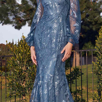 Cinderella Divine J816 Removable Long Sleeve Off the Shoulder Gown
