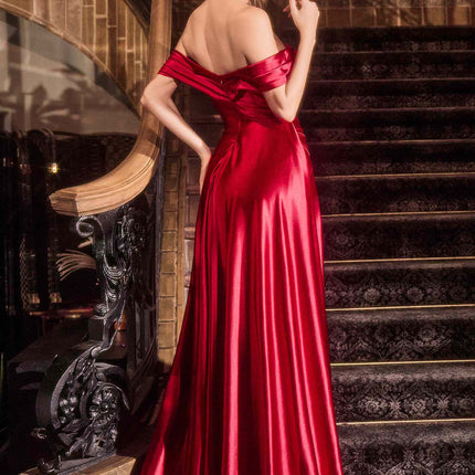 Ladivine J880 Dress Off The Shoulder Fitted Gown