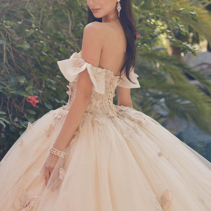 Juliet JT1448J Off the Shoulder A-Line Poofy Quinceanera Ball Gown