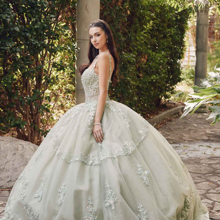 Juliet JT1450J Poofy Sweetheart Corset Boned Quinceanera Ball Gown