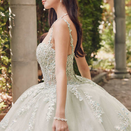 Juliet JT1450J Poofy Sweetheart Corset Boned Quinceanera Ball Gown