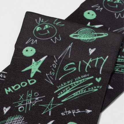 Dense Socks Conte Fantasy 913 - Moon Pattern