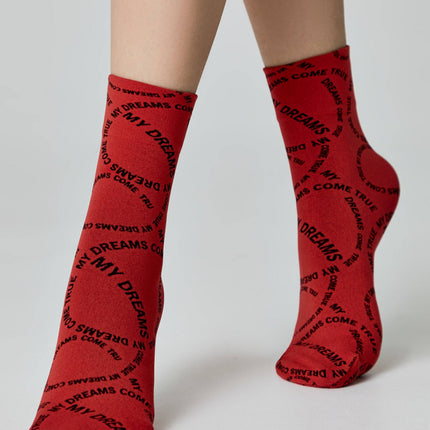 Dense Socks Conte Fantasy - Knitted "My dreams" Design