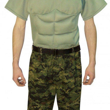 Marines Military Soldier Muscle Chest Adult Uniform Costume Large