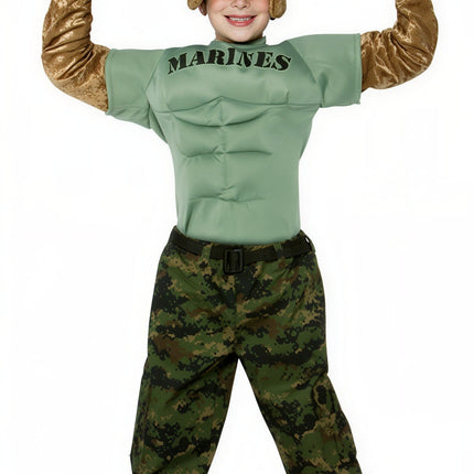 Military Soldier Chesty the Marine Bulldog Child Costume Size