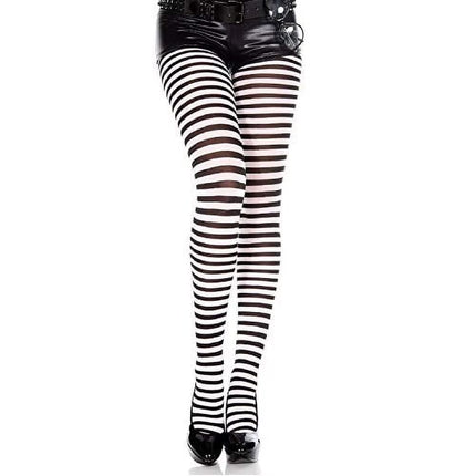 Fine Tights Striped Tights For Women