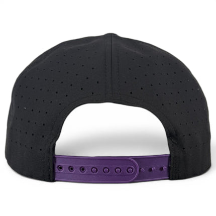 Night Stalker Golf Hat | Snapback Cap | Built-in Magnetic Ball Marker Holder + Marker Included | Adjustable | Animal Eyes Black