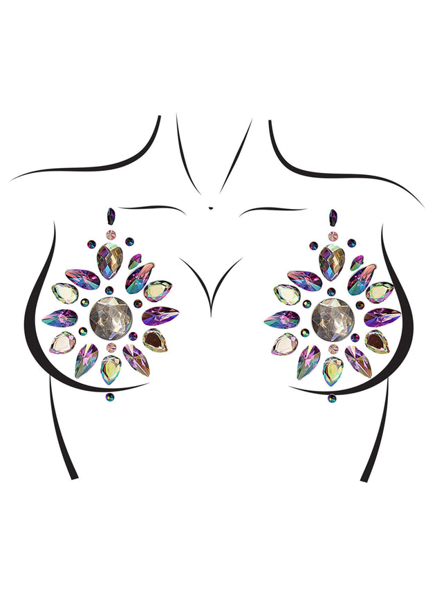 Cressida Nipple Jewels Sticker - Multicolor - O/S