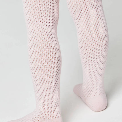 Conte-Kids Cotton Tights Miss 616 - Mesh Pattern