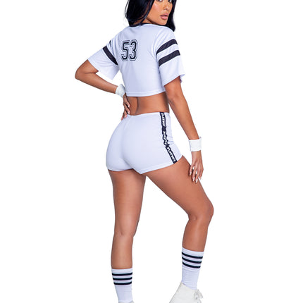 Sporty Football Player Playboy Brand Women Costume