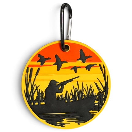 Duck Hunter 2.0 Golf Putting Disk | Indoor Practice Marker | Portable Golf Training Aid